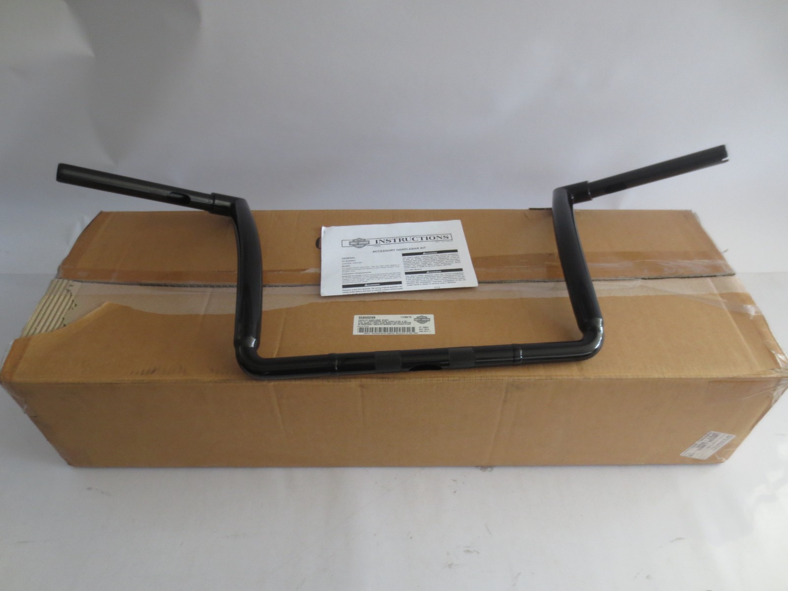 NEW Genuine Harley-Davidson OEM Black Chizeled Ape Handlebar 55800299