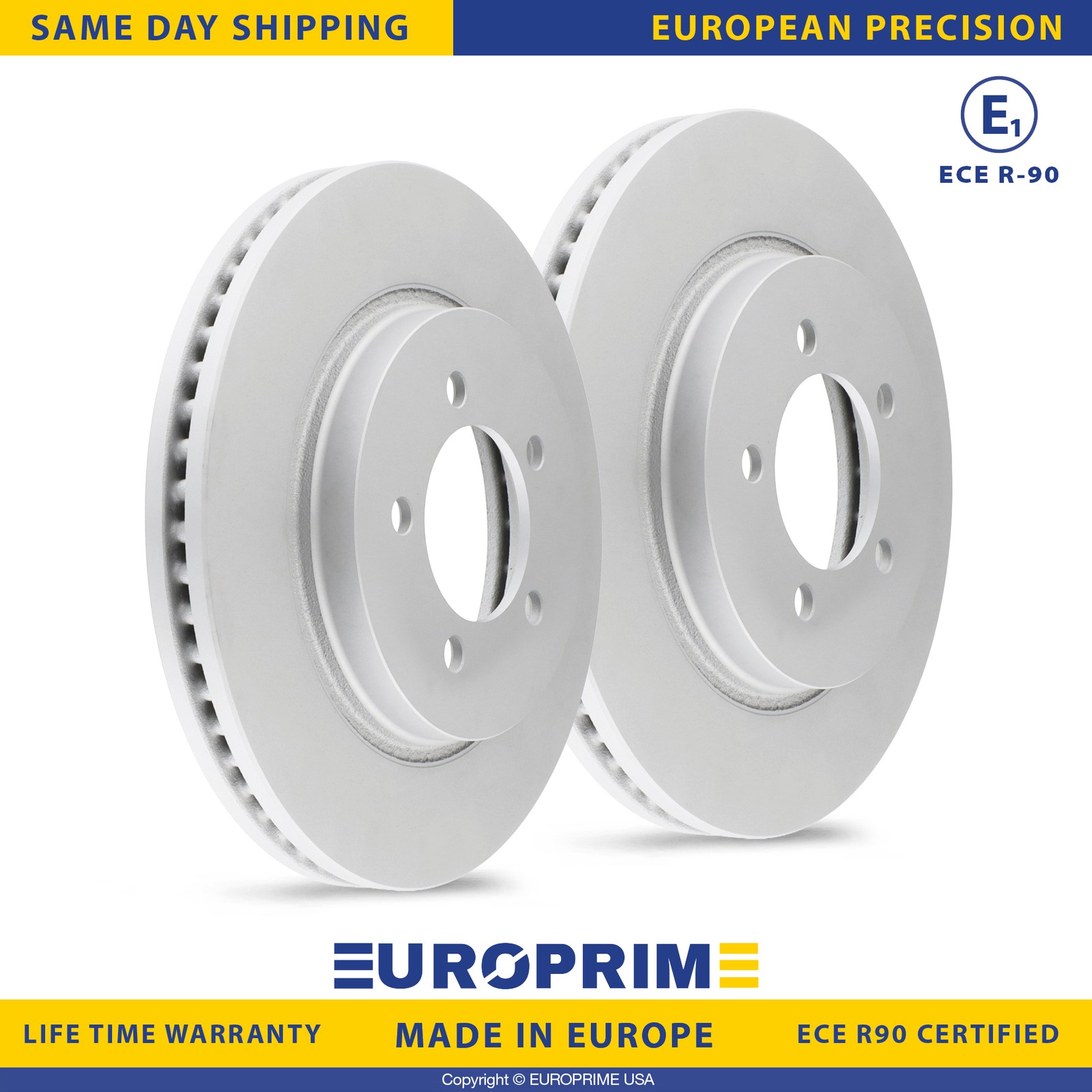 12.01 in Front Brake Rotor Set for 06-10 Mercury Mountaineer Ford Explorer/Sport