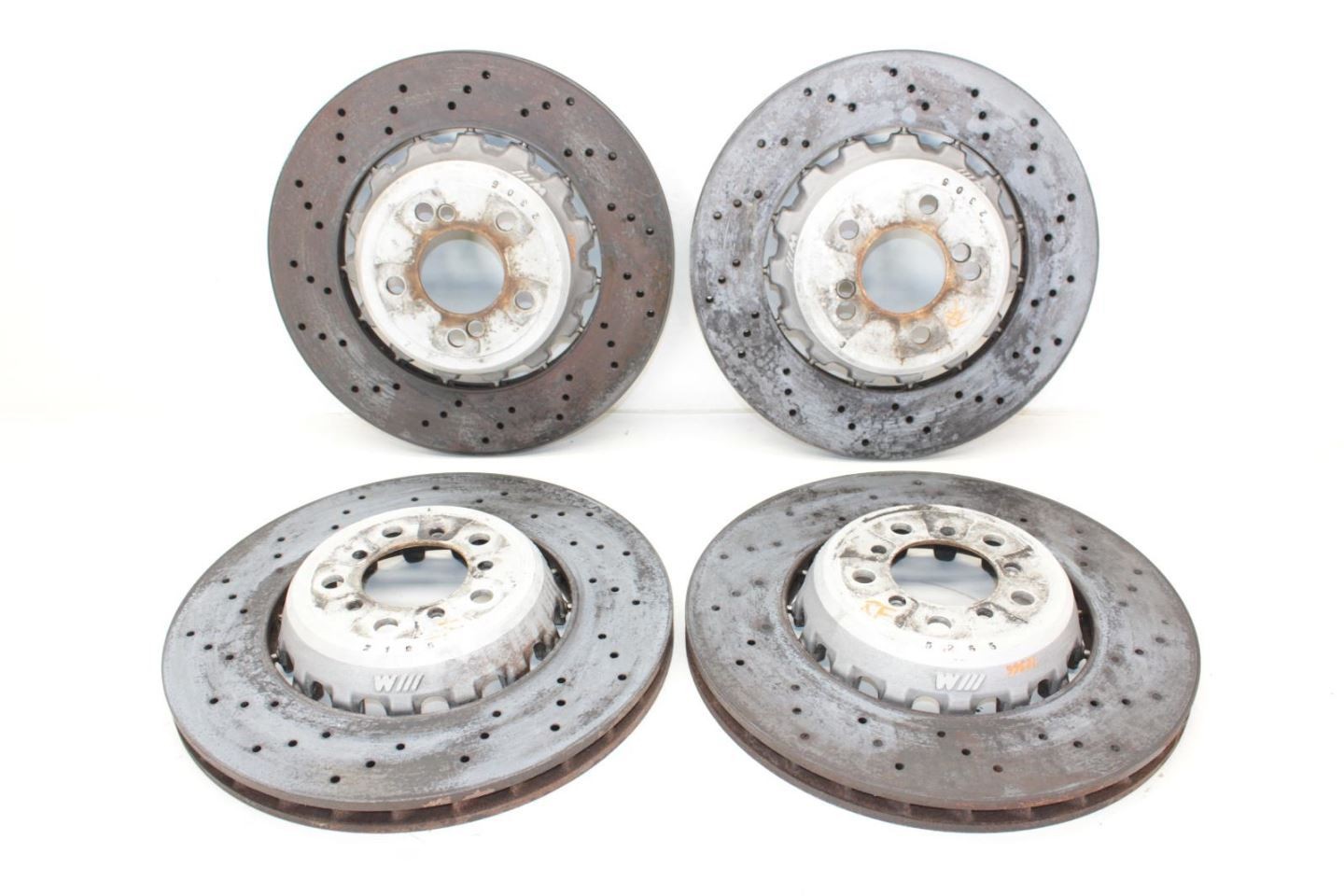 15-20 BMW M4 Coupe Slotted Set of 4 Front and Rear Brake Rotors