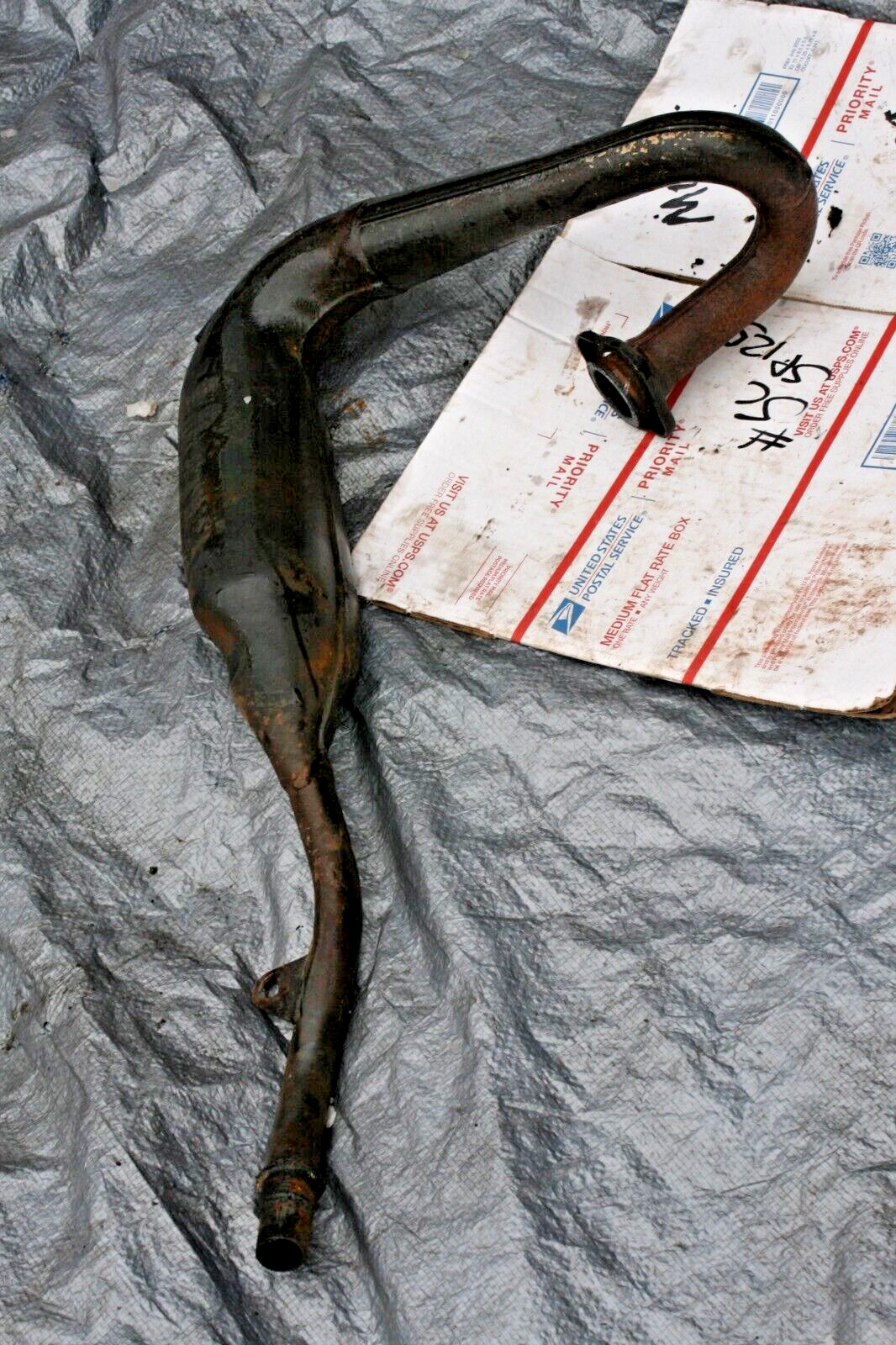 1990 YAMAHA RT 180 OEM FRONT HEADER MUFFLER (SEE BELOW)