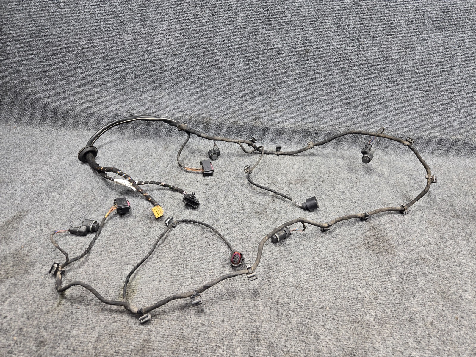 2014-17 AUDI SQ5 REAR PARK PARKING ASSIST PDC SENSORS W/ WIRE WIRING HARNESS OEM