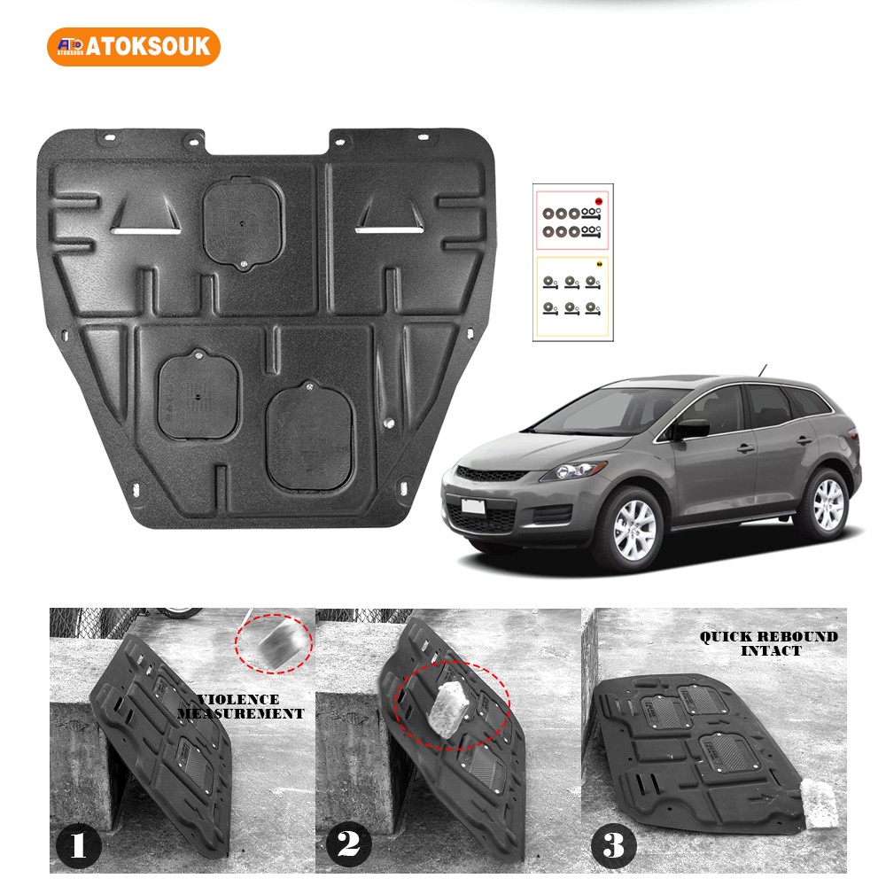 Engine Skid Plate For 2007-2012 Mazda CX-7 Under Splash Shield Heavy Duty