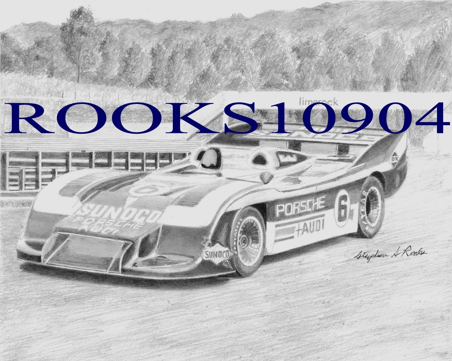 Porsche 917/30 RACE CAR ART PRINT
