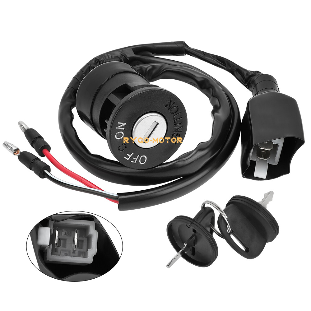 Ignition Key Switch for Honda FourTrax 250 TRX250 1985 1986 1987 35100-HA8-682 Ignition Key Switch for Honda FourTrax 250 TRX250 1985 1986 1987 35100-HA8-682