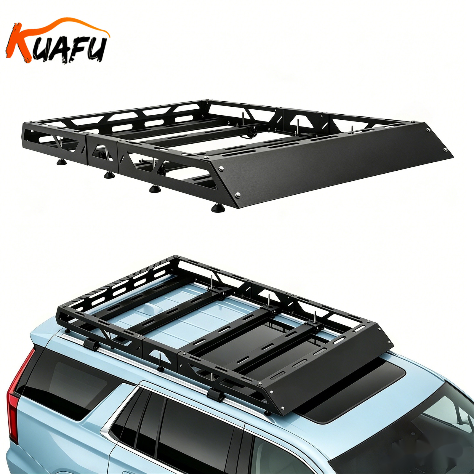 Upgraded 500LBS Roof Rack Cargo Carrier Basket Luggage Hold Basket 60 Upgraded 500LBS Roof Rack Cargo Carrier Basket Luggage Hold Basket 60