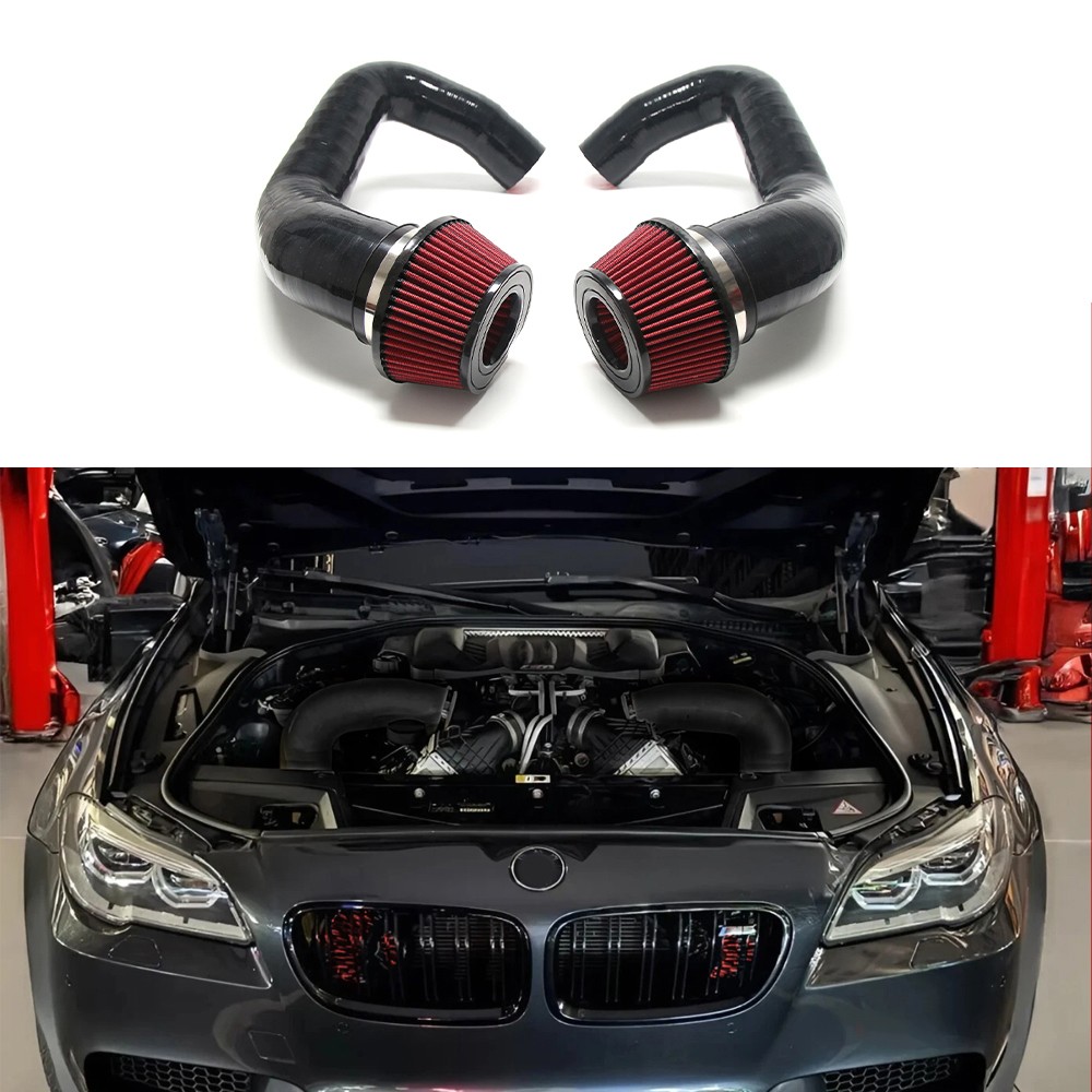 For 12-18 BMW M5 M6 S63 4.4T V8 Turbo Front Mount Air Intake System Kit KYOSTAR