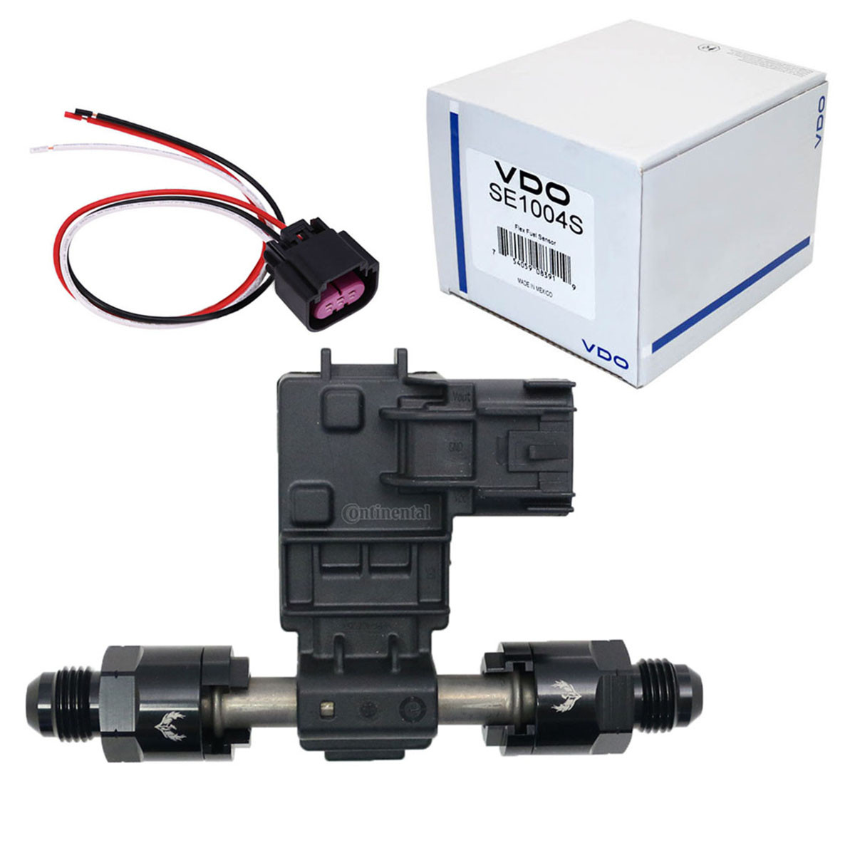 GENUINE Continental/ VDO GM Flex Fuel Sensor +6AN Fittings +Pigtail 13577429 GENUINE Continental/ VDO GM Flex Fuel Sensor +6AN Fittings +Pigtail 13577429