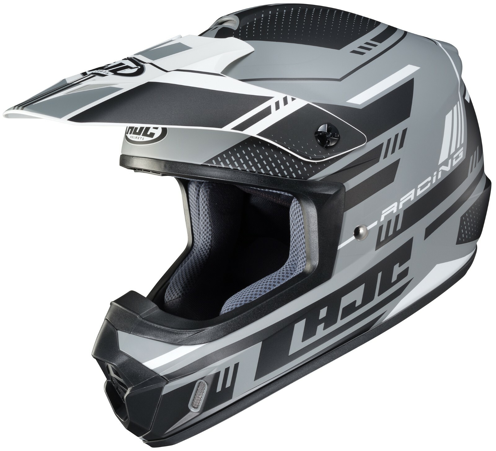 HJC CS-MX2 Trax Motocross Helmet Gray XS SM MD LG XL 2XL 3XL ATV CS-MX CSMX 2