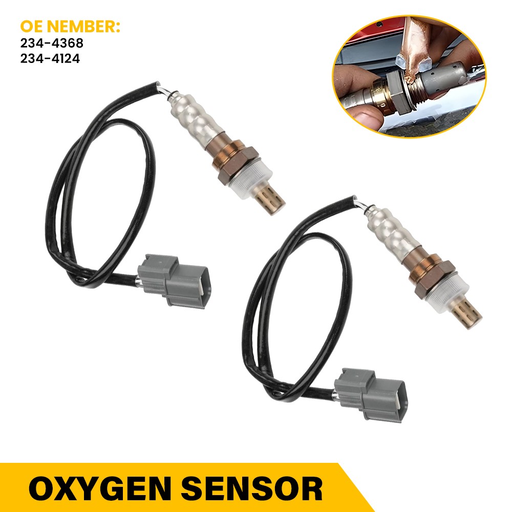 2PCS Downstream Front & Rear Oxygen O2 Sensor OEM For Honda Odyssey Pilot Accord