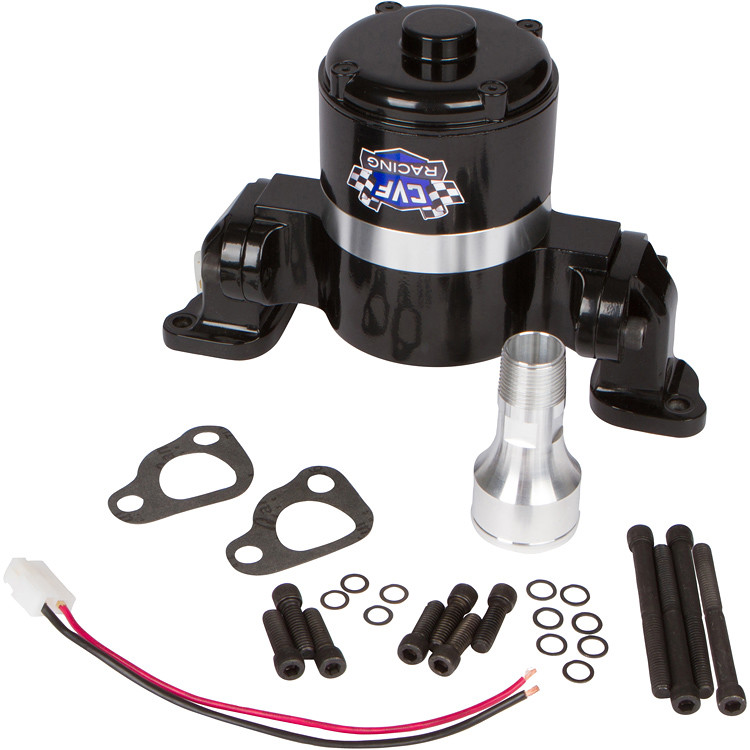 Black Big Block Chevy Electric Water Pump 396 427 454 EWP BBC High Volume Flow