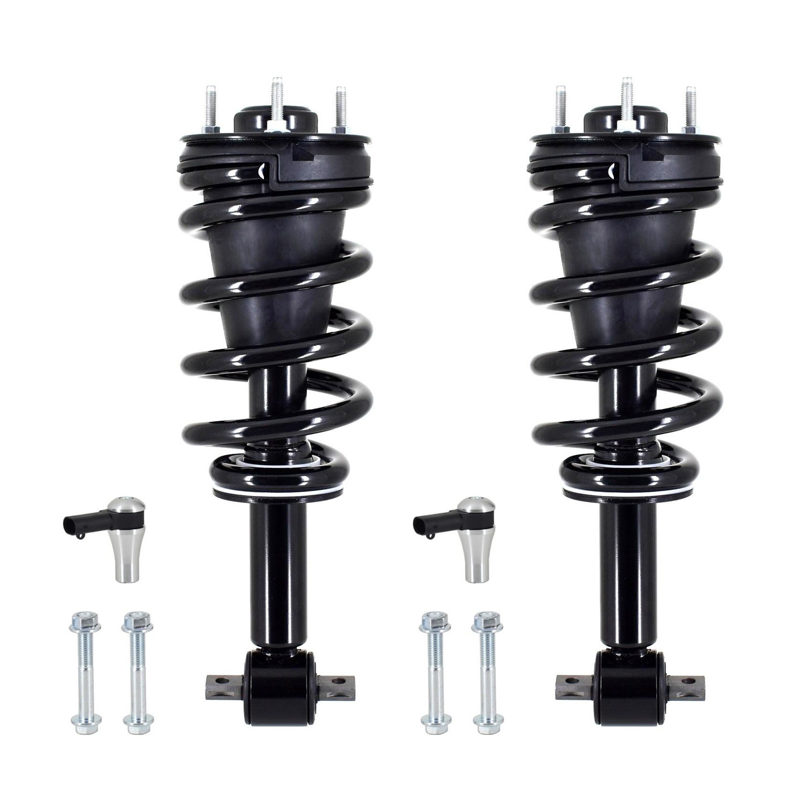 Front Complete Struts Coil Springs Set 2PC for GMC Chevy Cadillac Z55 Electronic