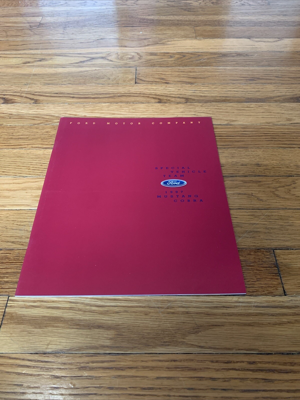 1997 SVT Ford Mustang Cobra 26-page Vintage Car Sales Brochure Catalog OEM 1997 SVT Ford Mustang Cobra 26-page Vintage Car Sales Brochure Catalog OEM