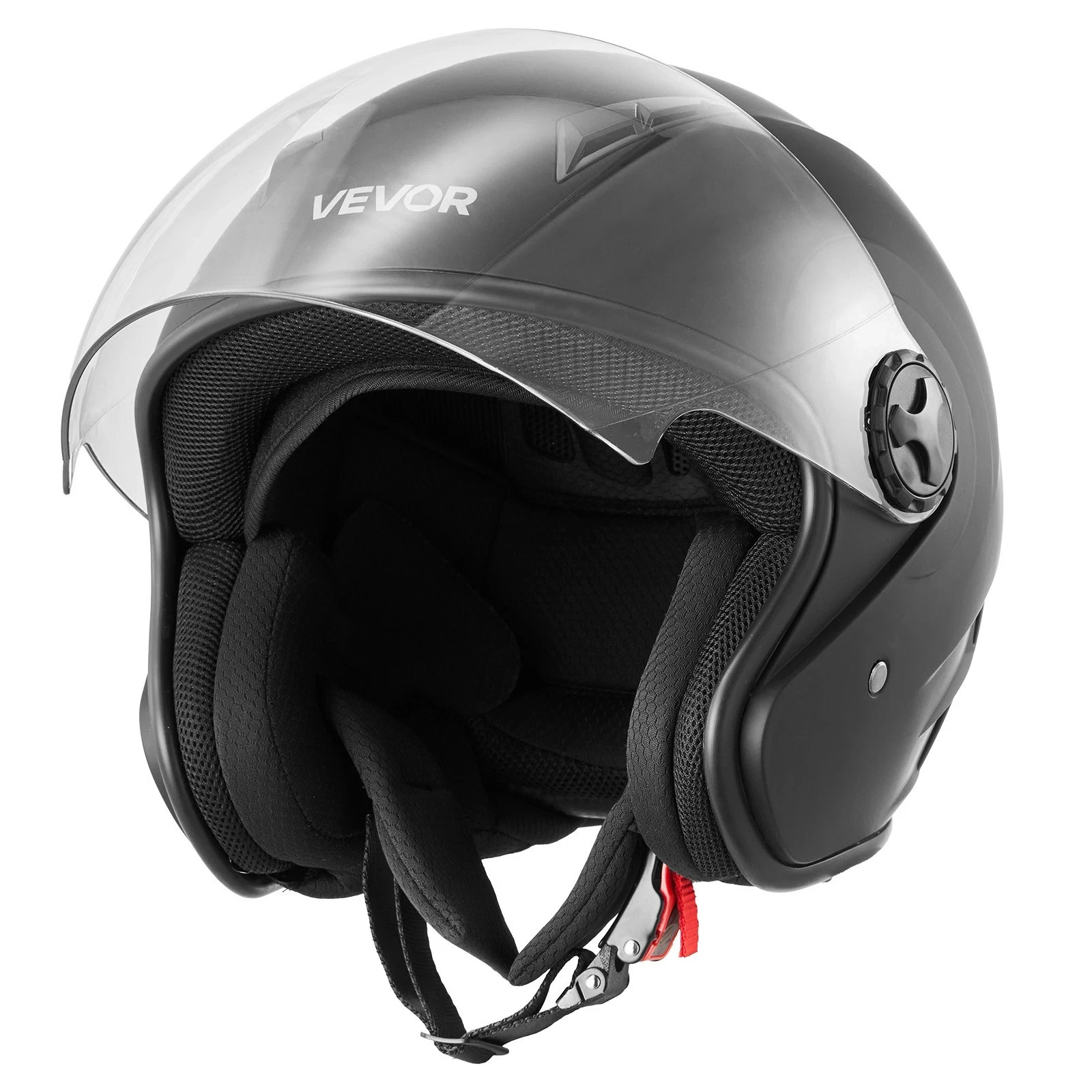 Helmet Adult Motorcycle 3/4 Open Face Helmet DOT Size L ..Scratched