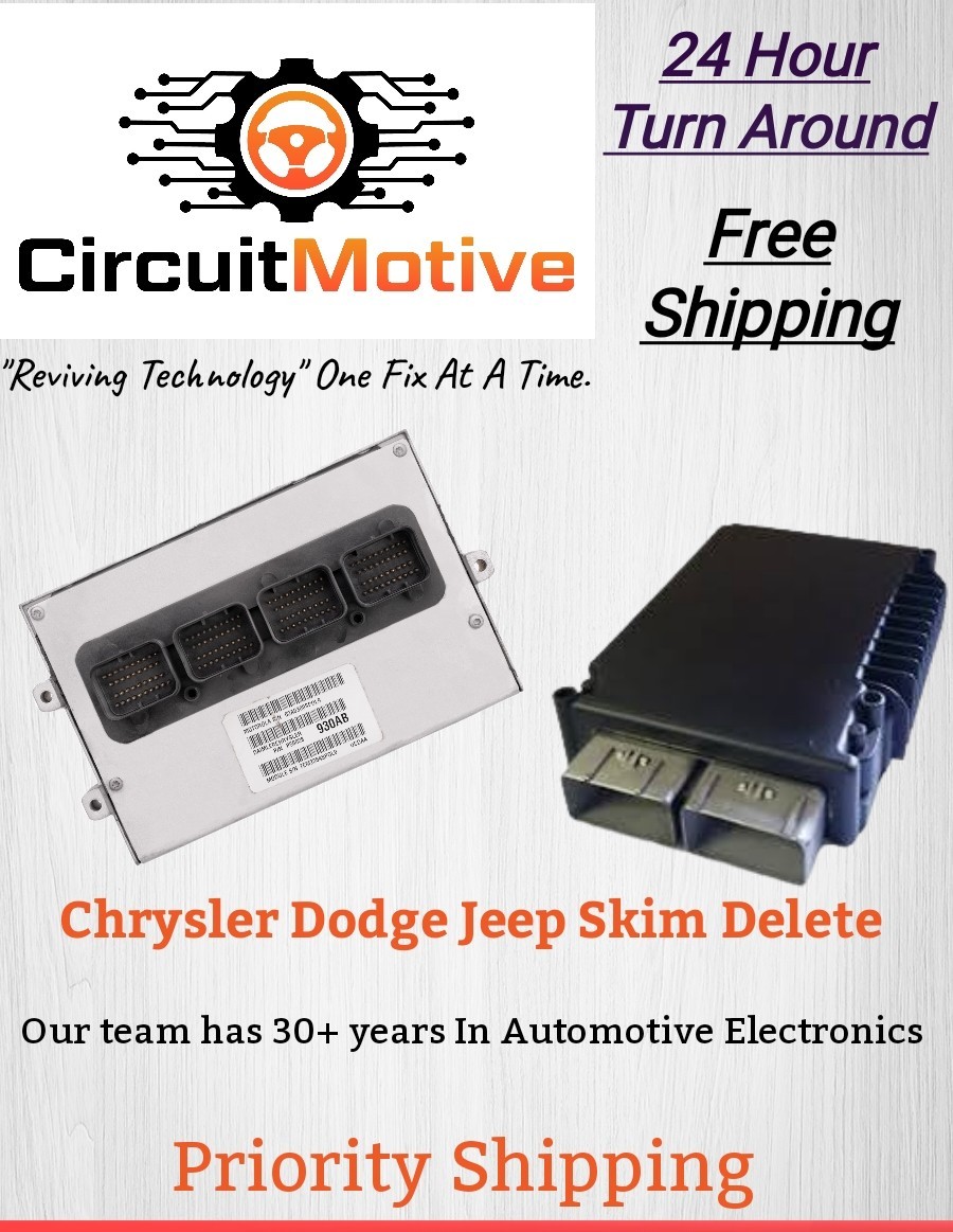 1998-2006 Chrysler Dodge Jeep Skim Delete Security Removal for Ecm Ecu Pcm