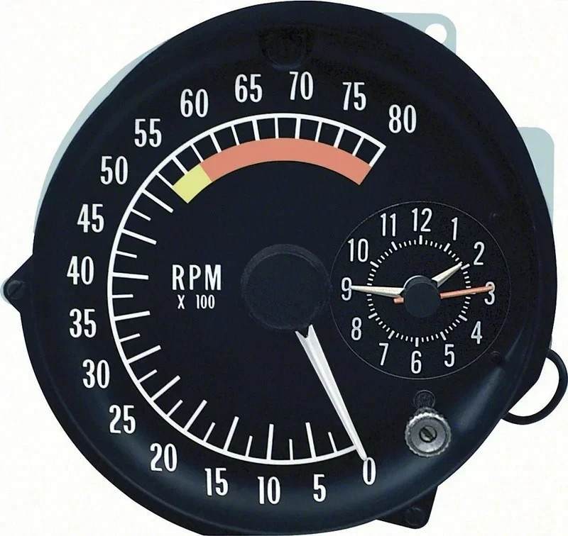 Tachometer & Clock Assembly AMD Fits 1973-1975 Pontiac Firebird K-5658075 Tachometer & Clock Assembly AMD Fits 1973-1975 Pontiac Firebird K-5658075