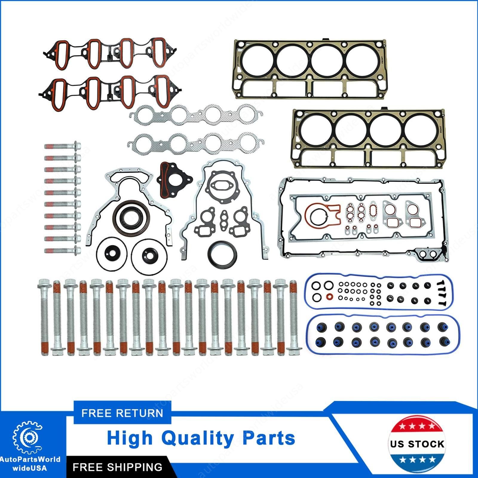 New MLS Full Cylinder 5.3 Head Gasket Set with Bolts Fits 07-13 Chevy GMC 5.3L