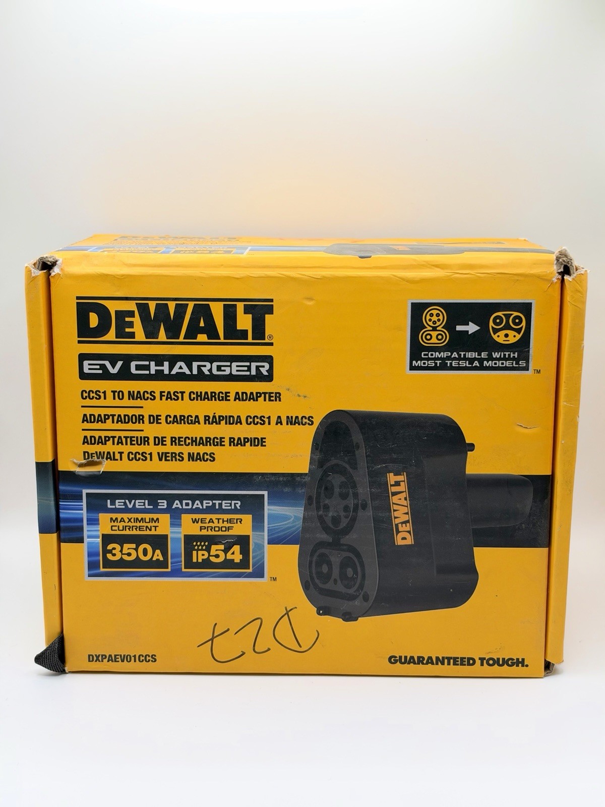 DeWalt EV Charger CCS1 To NACS Fast Charge Adapter DXPAEV01CCS BRAND NEW DeWalt EV Charger CCS1 To NACS Fast Charge Adapter DXPAEV01CCS BRAND NEW