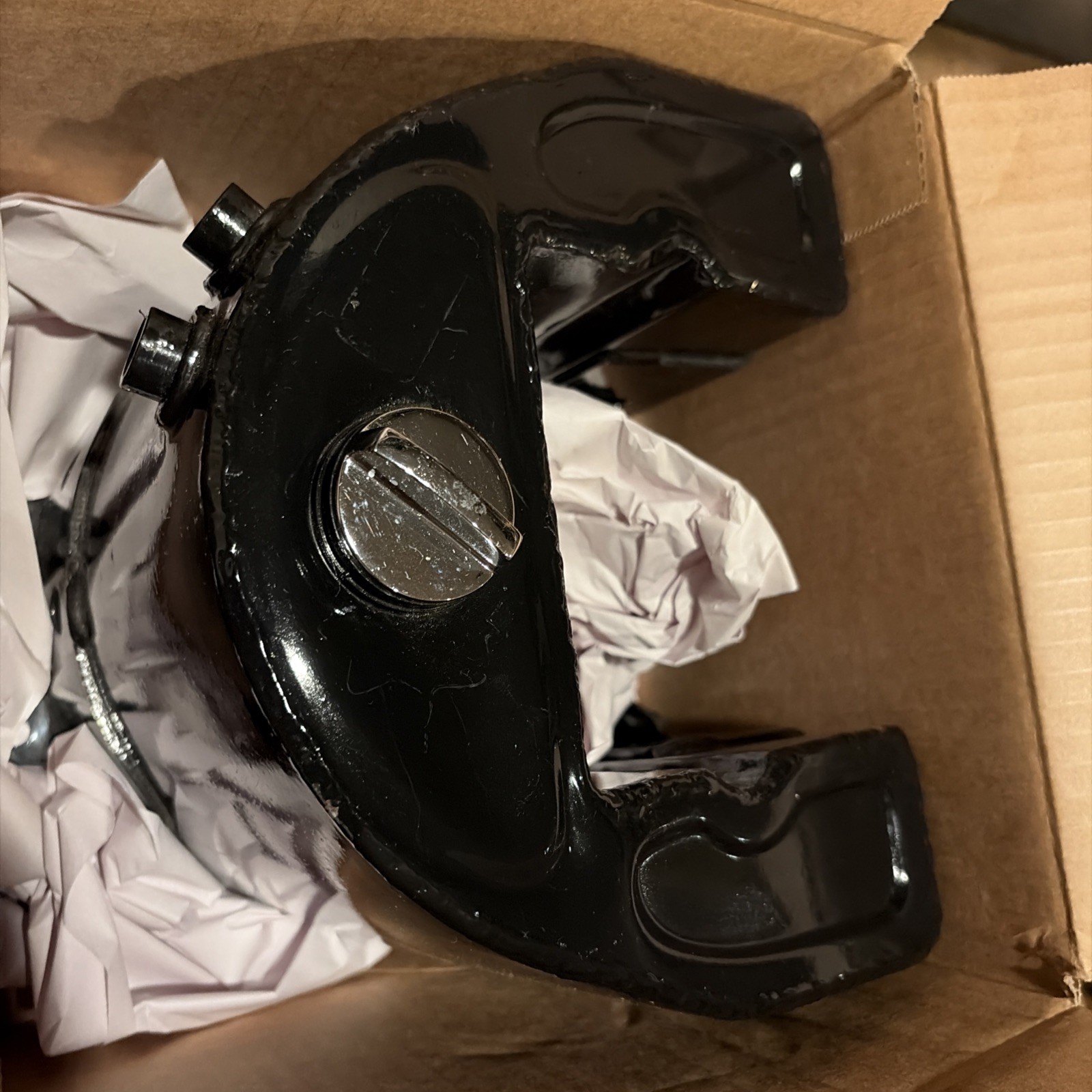 Harley Flathead Panhead Knucklehead 1937 37 Oil Tank New Repop Dipstick Scratchs Harley Flathead Panhead Knucklehead 1937 37 Oil Tank New Repop Dipstick Scratchs