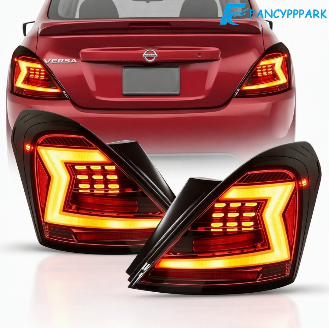 For 2012-2019 Nissan Versa LED Taillights Rear Brake Lamps Smoked Lens LH & RH For 2012-2019 Nissan Versa LED Taillights Rear Brake Lamps Smoked Lens LH & RH