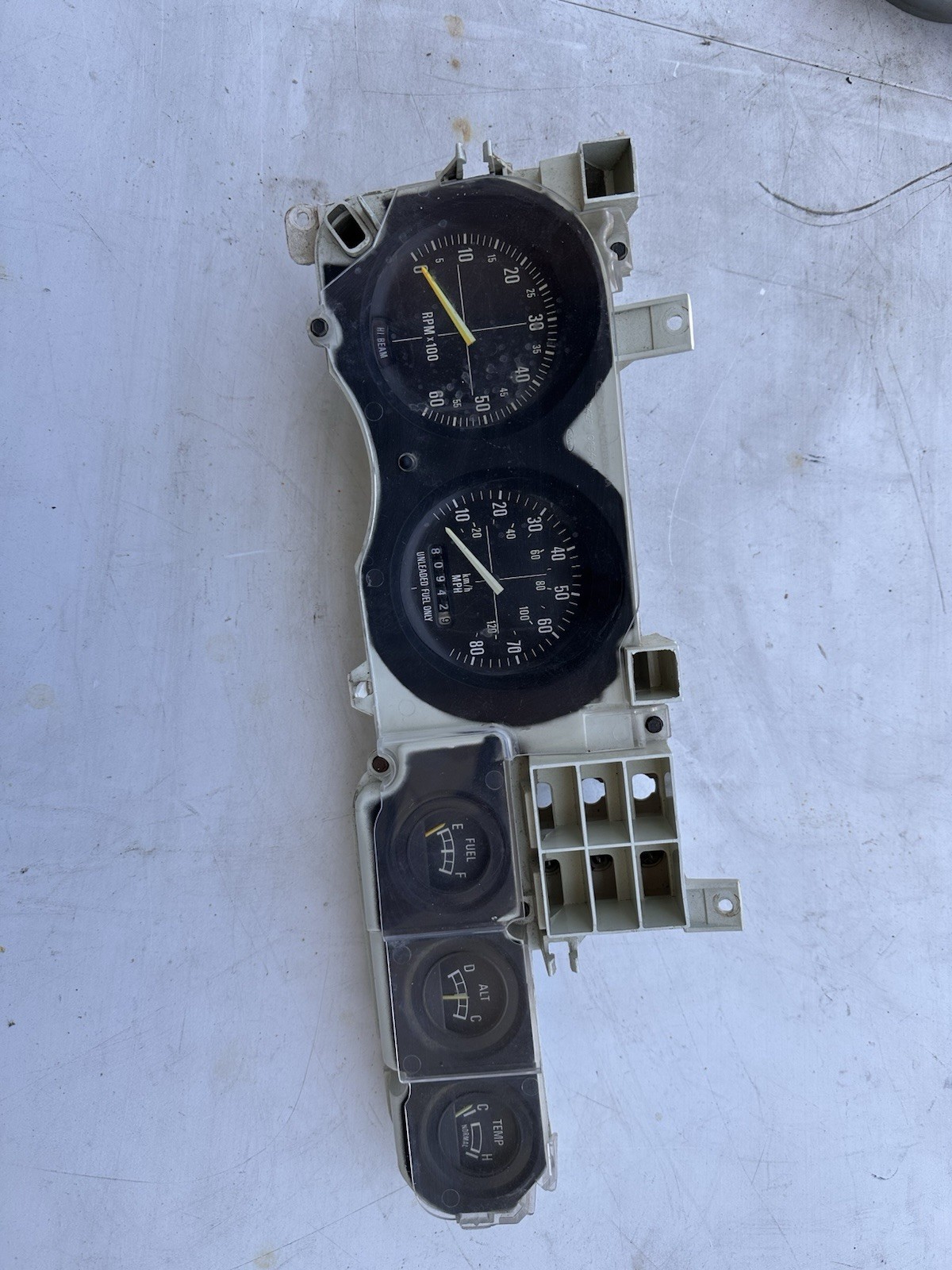 OEM 1974-1978 Mustang II Speedometer Gauge Cluster 6k RPM Tach 80 MPH COBRA OEM 1974-1978 Mustang II Speedometer Gauge Cluster 6k RPM Tach 80 MPH COBRA