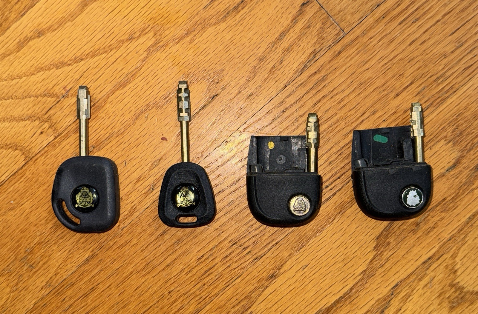 Genuine OEM Jaguar Keys Lot 4 Keys Total