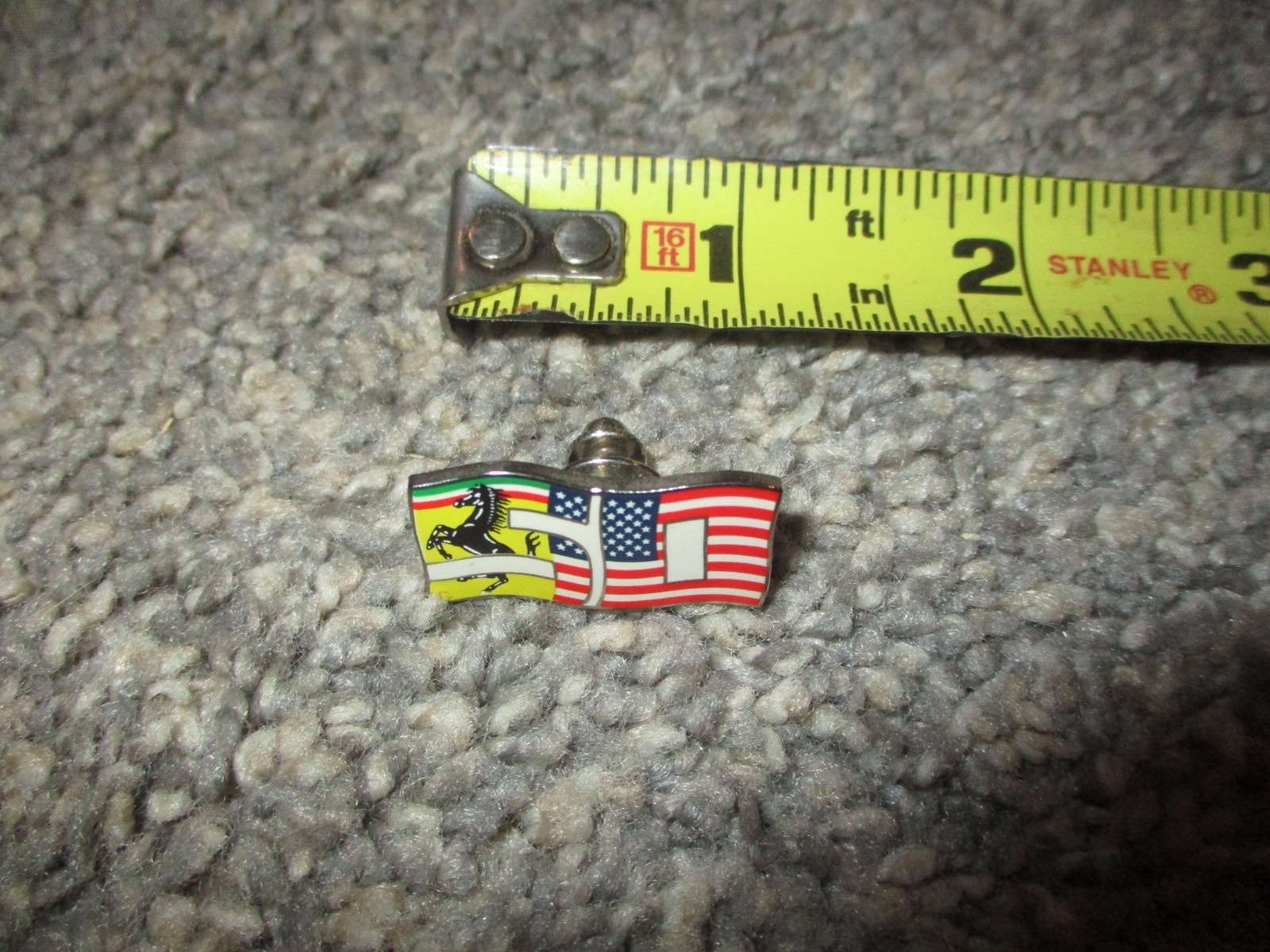Rare 2004 limited lapel Event Pin for Ferrari 50th Anniversary in the USA 308