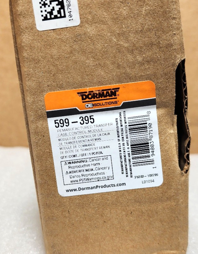 DORMAN OE SOLUTIONS 599-395 Remanufactured Transfer Case Control Module