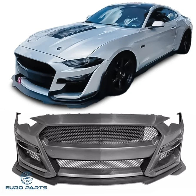 Fits 2018-2023 Ford Mustang GT500 Style Front Bumper Conversion Kit Complete