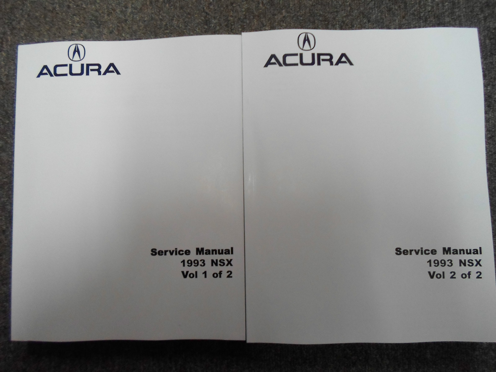 1993 Acura NSX Service Shop Repair Workshop Manual Set Factory Dealership 