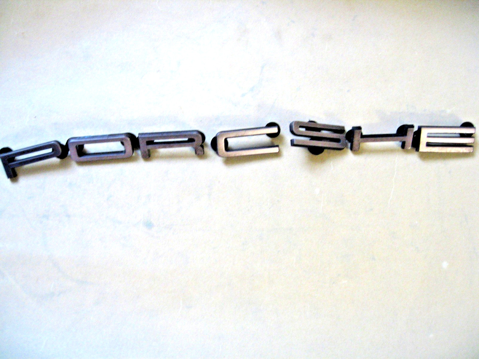 Original Porsche 911 chrome script for deck lid Original Porsche 911 chrome script for deck lid