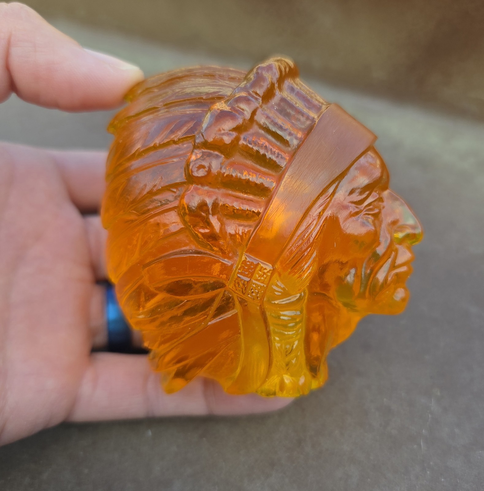 ✨️Vintage Style Kustom Indian Chief Shift Gear Knob OG Shifter Amber ✨️ ✨️Vintage Style Kustom Indian Chief Shift Gear Knob OG Shifter Amber ✨️