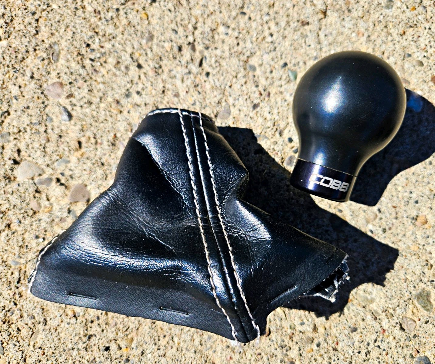 COBB Tuning Shift Knob & Boot 2008-2015 Mitsubishi Evo X and Mitsubishi Ralliart