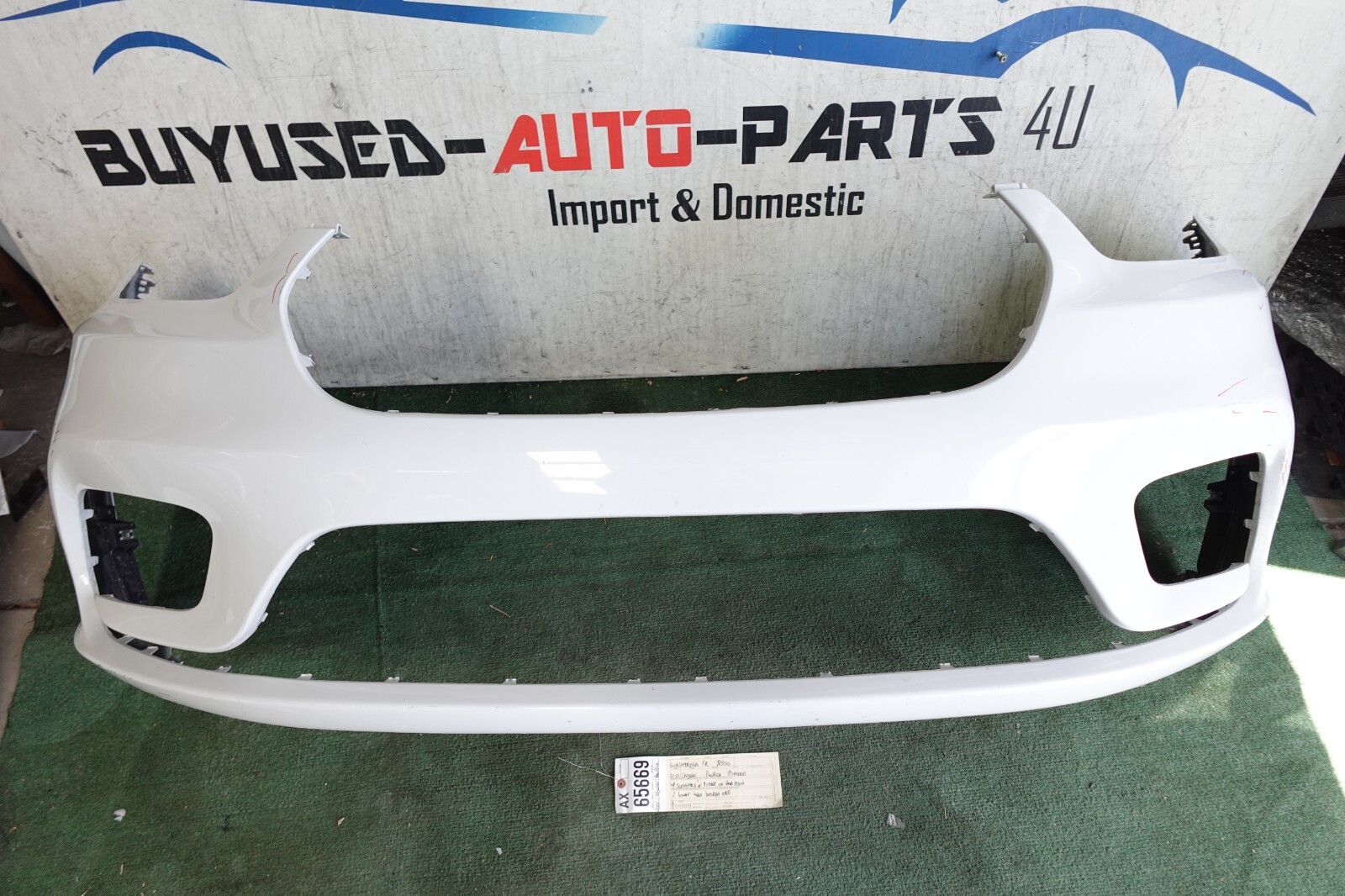 w/crack 2021 2022 CHRYSLER PACIFICA MINIVAN FRONT BUMPER COVER OEM AX65669