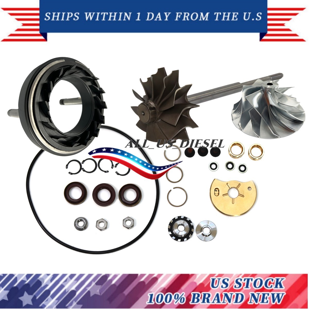 Turbocharger Repair Rebuild Kits for Cummins ISX QSX HE451VE HE400VG 2882111 Turbocharger Repair Rebuild Kits for Cummins ISX QSX HE451VE HE400VG 2882111