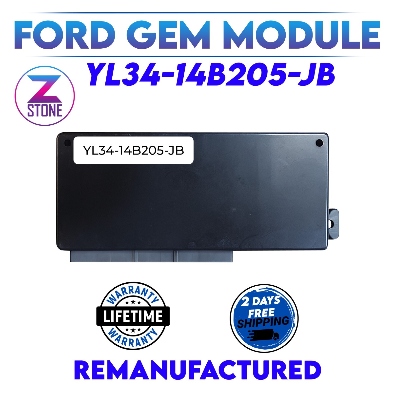 Rebuilt 1999-2003 FORD F-150 Multifunction GEM Module p/n YL34-14B205-JB