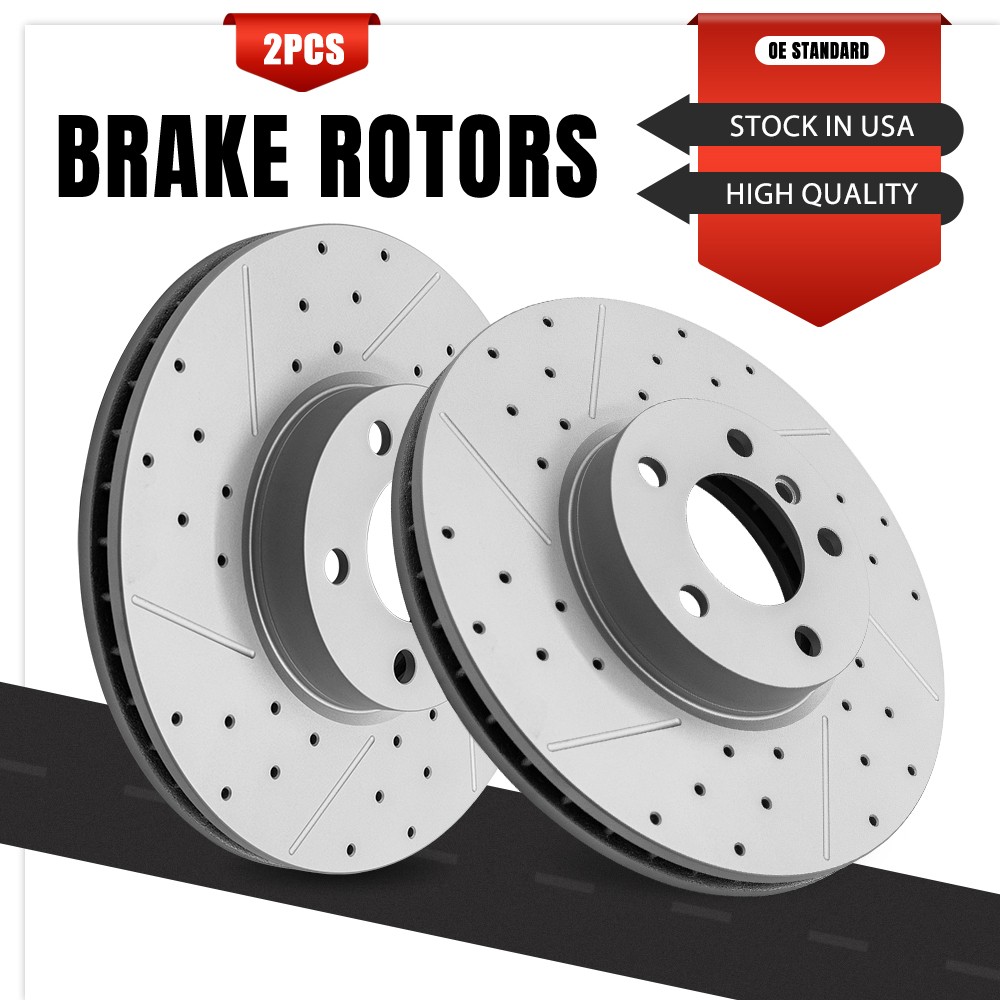 Front Disc Brake Rotor for 2007-2018 BMW X5 2011-2019 BMW X6 13.07 inch (332 mm)
