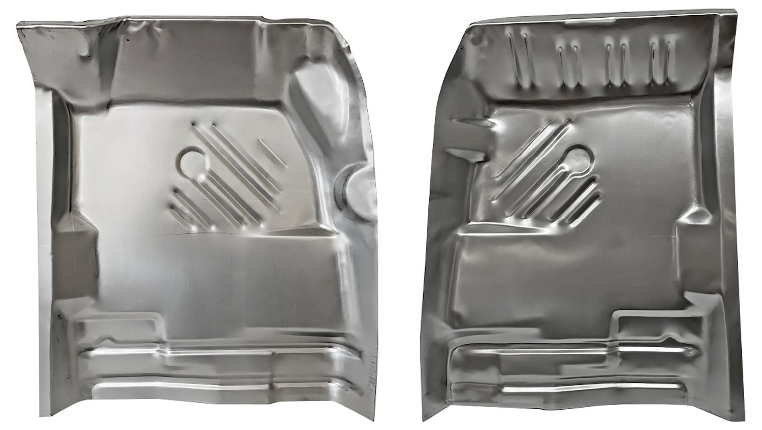 JEGS Front Floor Pan Set Fits Select 1966-1970 Mopar B-Body Models, 1/4