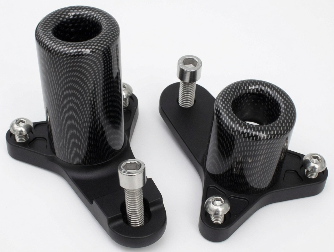 2011-2024 Suzuki GSXR 600 750 GSXR600 GSXR750 CARBON NO-CUT FRAME SLIDERS
