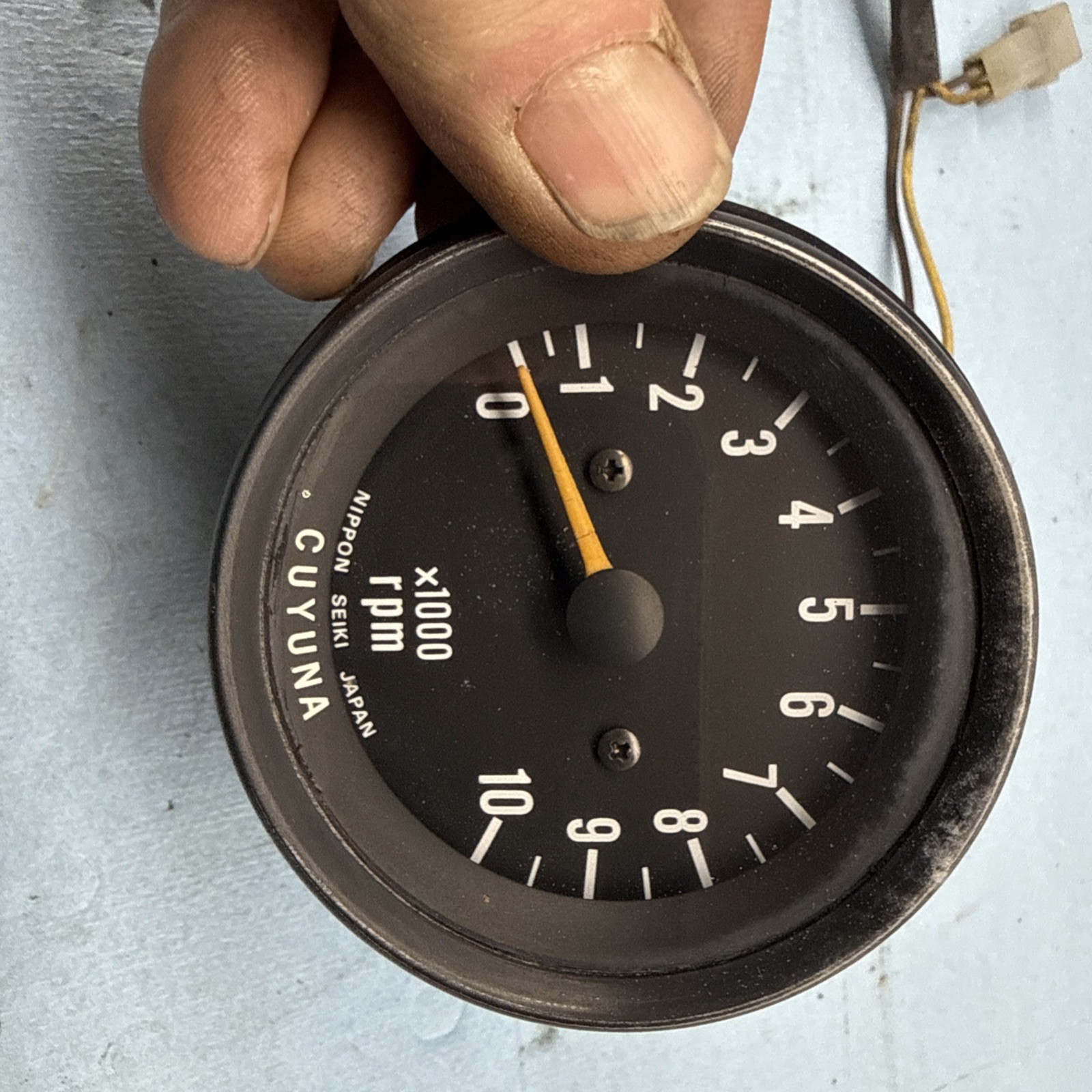 1980 Scorpion 440 Sting Cuyuna Vintage Snowmobile Tachometer Gauge 1980 Scorpion 440 Sting Cuyuna Vintage Snowmobile Tachometer Gauge