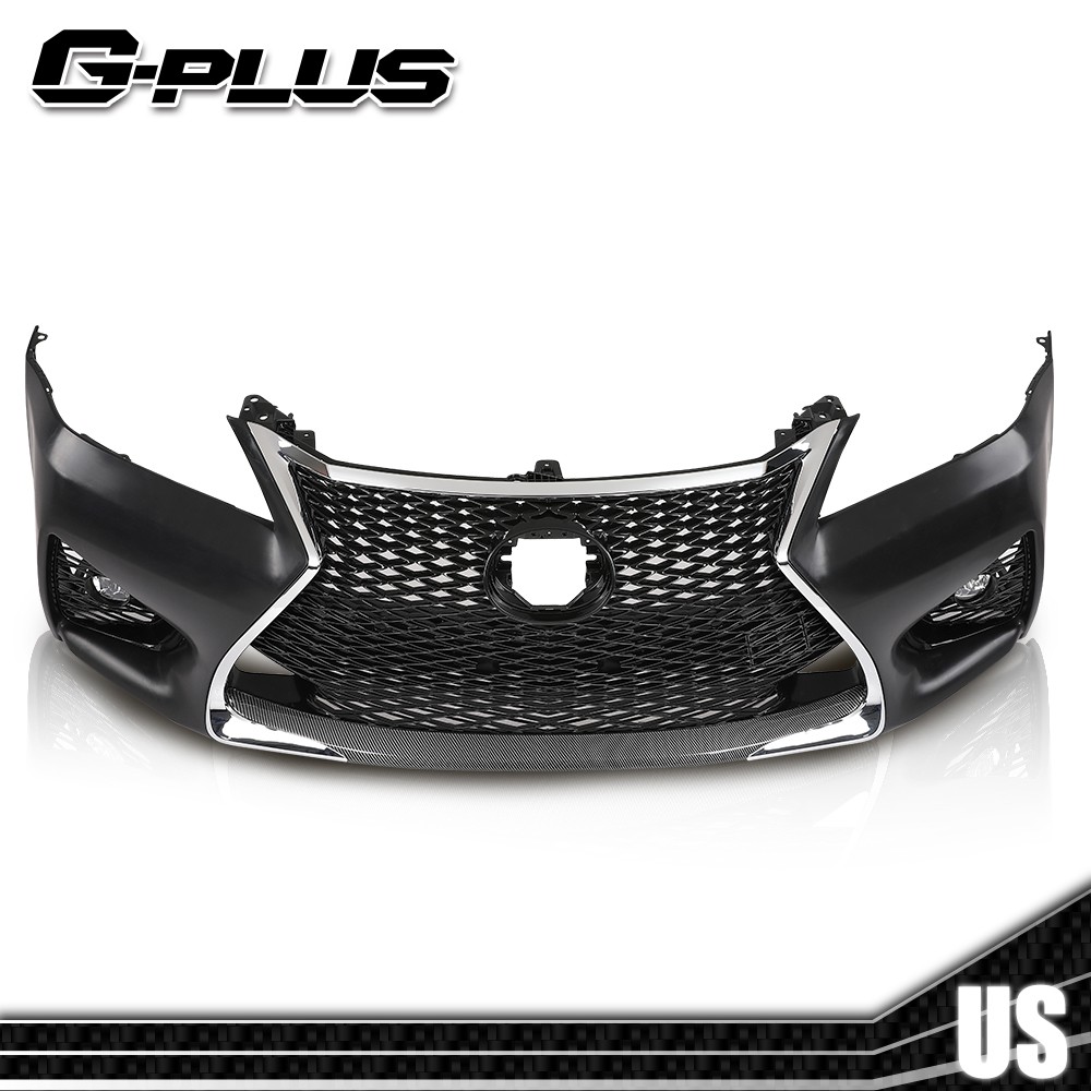 8PCS Fits 13-15 Lexus GS GS350 GS450 Conversion 16+GSF front bumper + Fog Lights