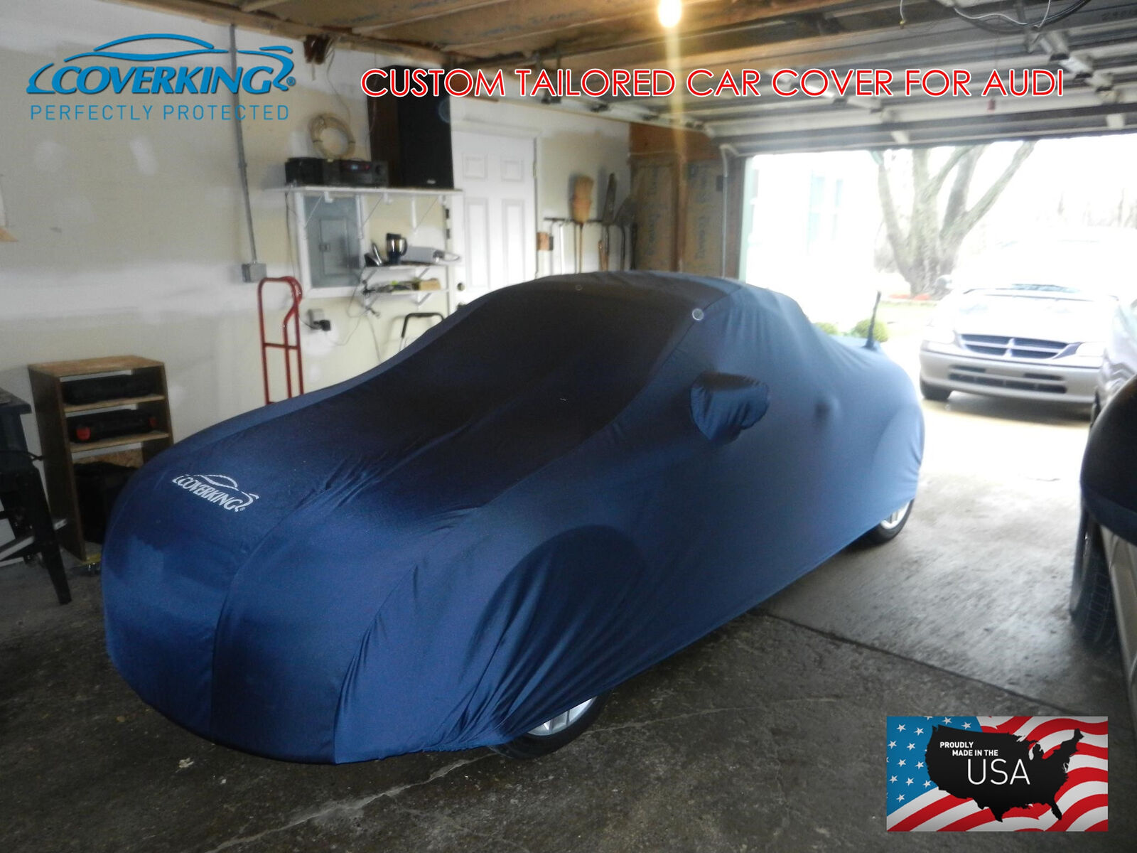 Premium Satin Stretch Indoor Tailored Car Cover for Audi TT from Coverking