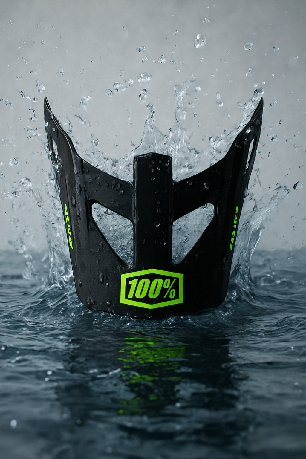 100% PERCENT STATUS JR REPLACEMENT VISOR SKEEMA GREEN/ BLACK 100% PERCENT STATUS JR REPLACEMENT VISOR SKEEMA GREEN/ BLACK