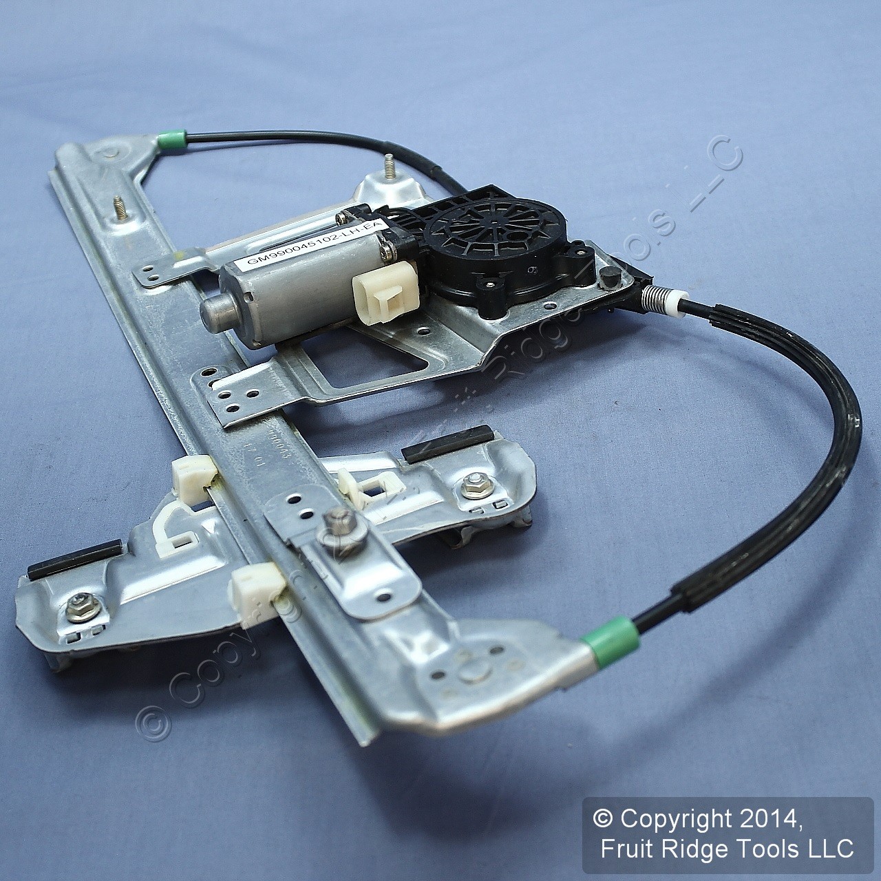 GM 00-05 Cadillac Deville Left Front Power Window Regulator w/ 2-Pin Motor