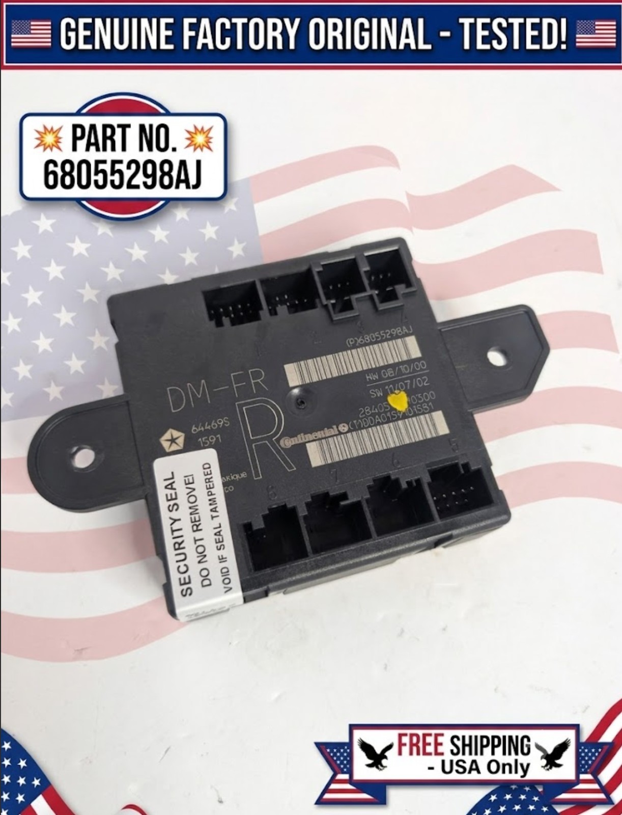 OEM 2011-2013 Dodge Ram 1500 Durango Right Front Passenger Door Module TESTED ✅ OEM 2011-2013 Dodge Ram 1500 Durango Right Front Passenger Door Module TESTED ✅