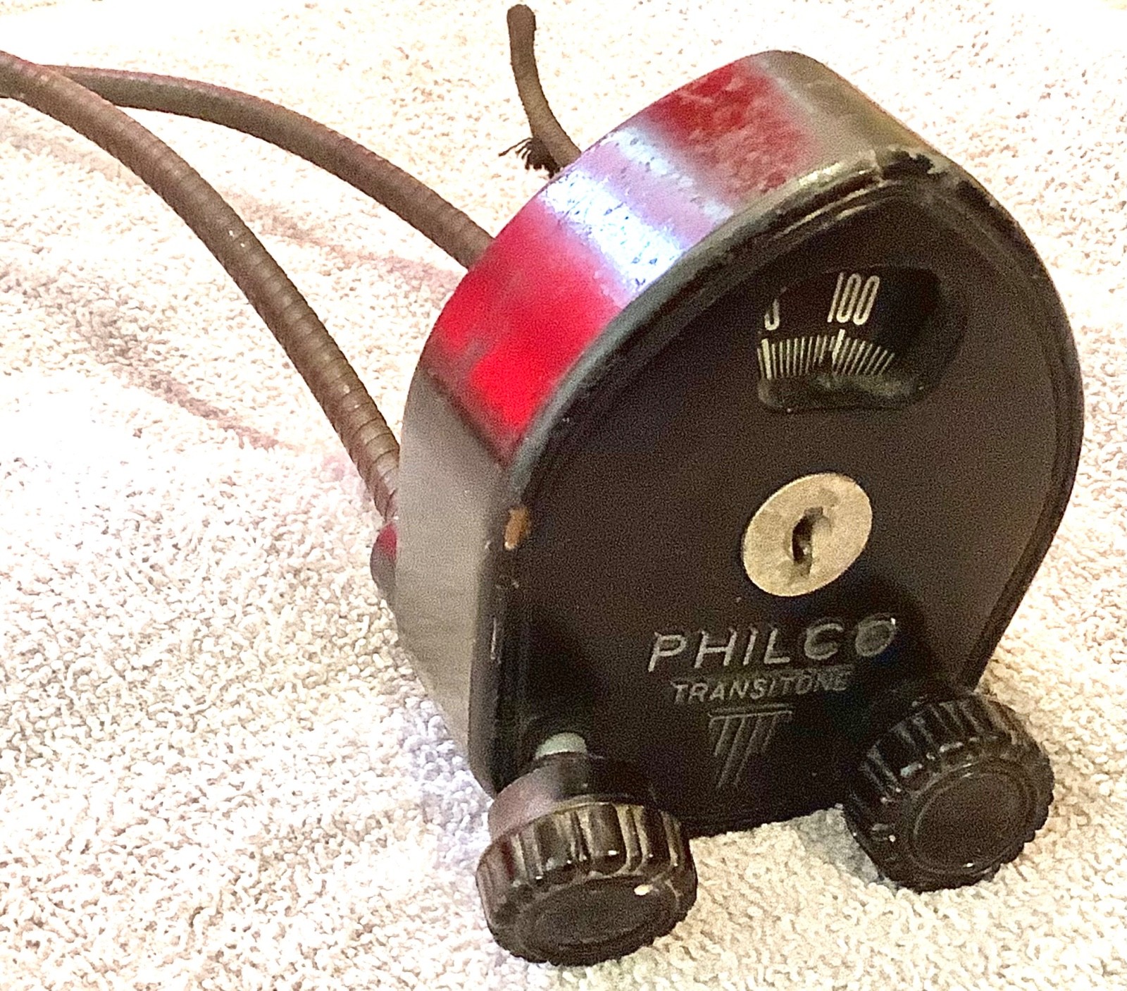 Vintage 1933 1934 Philco Transitone Car Radio Steering Column Control Head