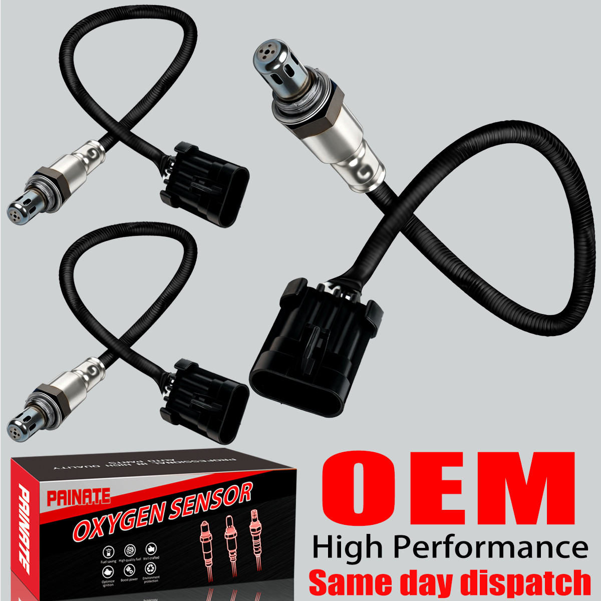 3PCS Brand OEM Upstream & Downstream Oxygen O2 Sensor For Chevy GMC Sonoma 4.3L
