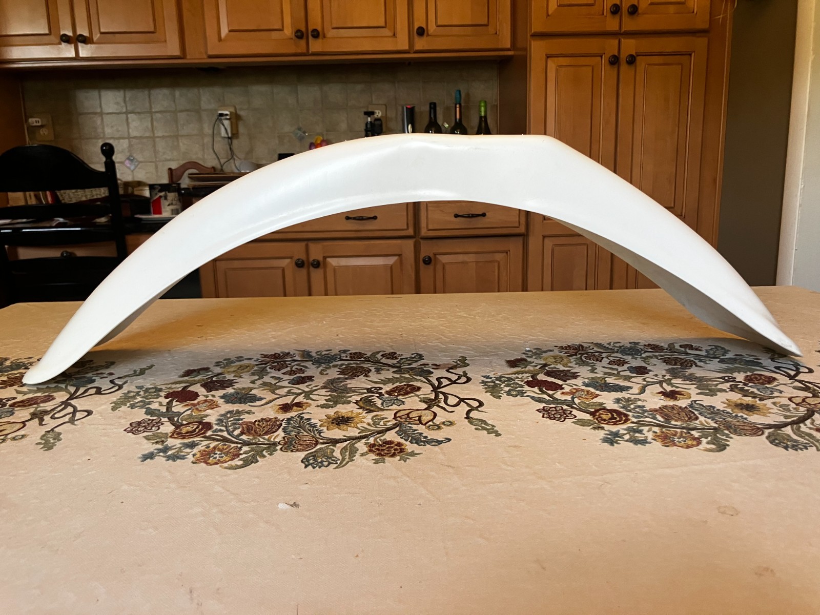 Maico Front Fender White 75-77 All Models Maico Front Fender White 75-77 All Models