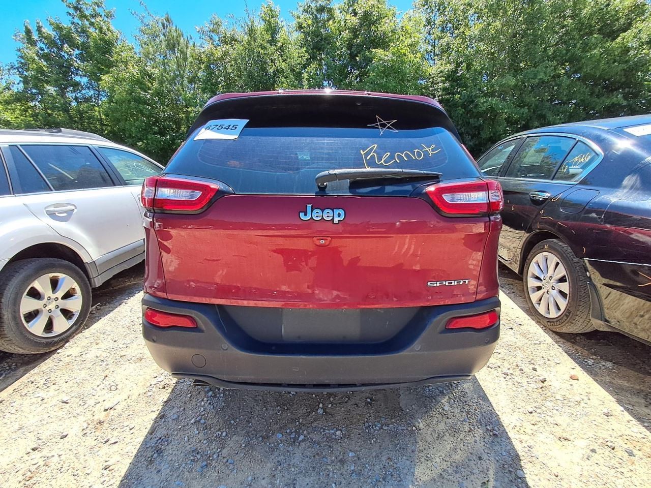 Trunk/Hatch/Tailgate With Rear View Camera Fits 14-18 CHEROKEE 2981667