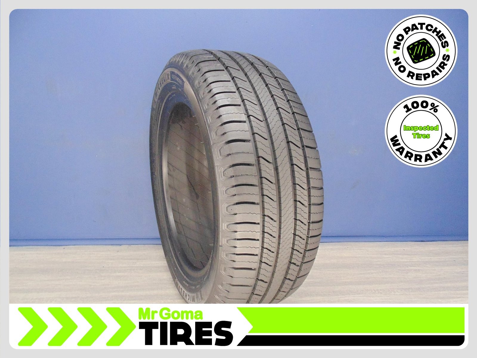 1 MICHELIN DEFENDER 2 205/55R16 USED TIRE 10/32 TREAD NO PATCH 91H 2055516 1 MICHELIN DEFENDER 2 205/55R16 USED TIRE 10/32 TREAD NO PATCH 91H 2055516