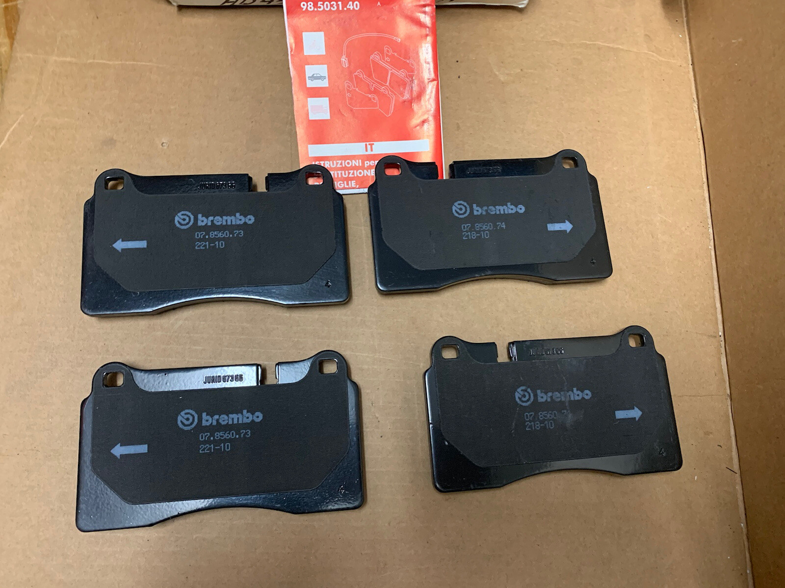 NEW Aston Martin Rapide Factory BREMBO Rear Brake Pad Kit Set Pads AD43-2C562-AA NEW Aston Martin Rapide Factory BREMBO Rear Brake Pad Kit Set Pads AD43-2C562-AA